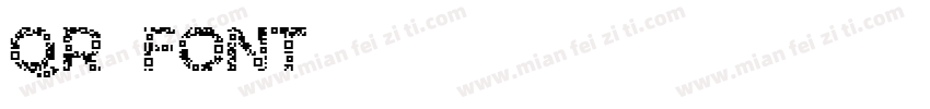 QR font字体转换